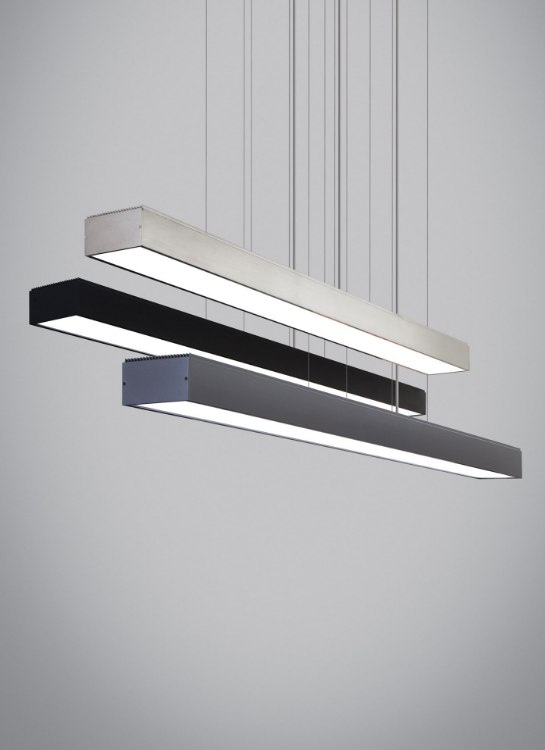 Foto para 40w Knox Black Knox Linear Susp bk-LED