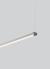 Foto para 16w Rae 40k Satin Nickel 80cri LS-Rae Linear Suspension 300lm/ft, 48IN, sn, -LED8