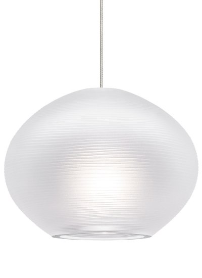Foto para 8w 500lm Circulet 30k Satin Nickel 80cri MP-Circulet Pendant WHsn-LEDS830