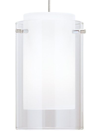 Foto para 50w Mini Satin Nickel MP-Mini Echo Pend clear, sn