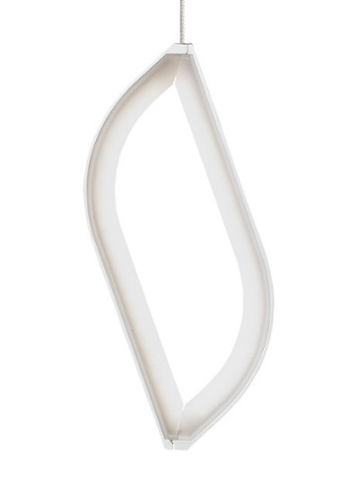 Picture of 6w Folium Satin Nickel MP-Folium Pendant WH, sn, -LED