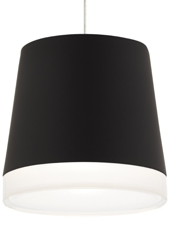 Foto para 50w Henrik Satin Nickel MP-Henrik Pendant Black, sn