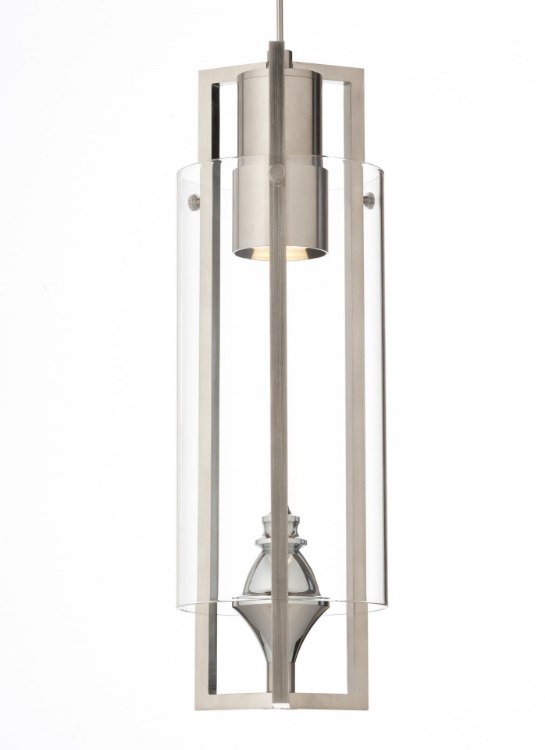Foto para 6w Projekt Satin Nickel MP-Projekt Pend SM sn-LED