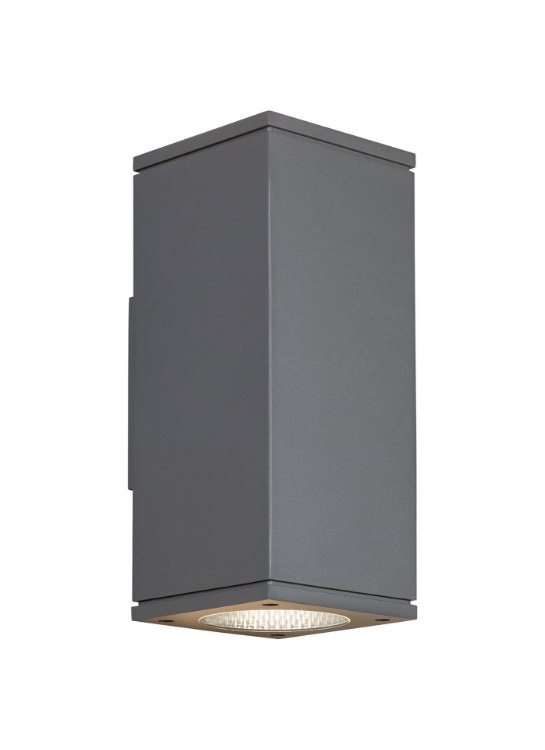 Picture of 28w Tegel 30k Charcoal 80cri Tegel 12 Outdoor Wall 80 CRI 3000K 12 in 10 degree