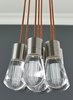 Foto para 9w Alva 30k Satin Nickel 90cri TD-Alva Pendant 11 WH SN -LED930