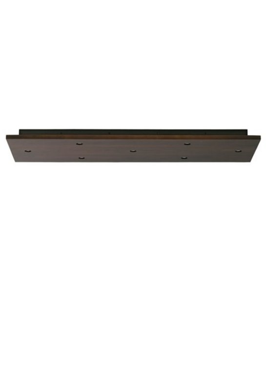Picture of Line-Voltage Satin Nickel PJ Cnpy 7 Port Rect WL, sn