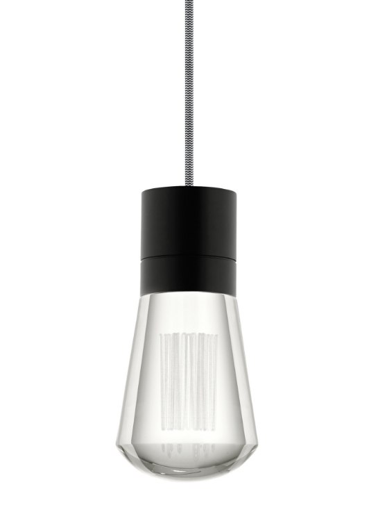 Foto para 9w Alva 22k Black 90cri TD-Alva Pendant 11 BK/WH BK -LED922