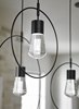 Foto para 9w Alva 30k Satin Nickel 90cri TD-Alva Pendant 11 BK/WH SN -LED930