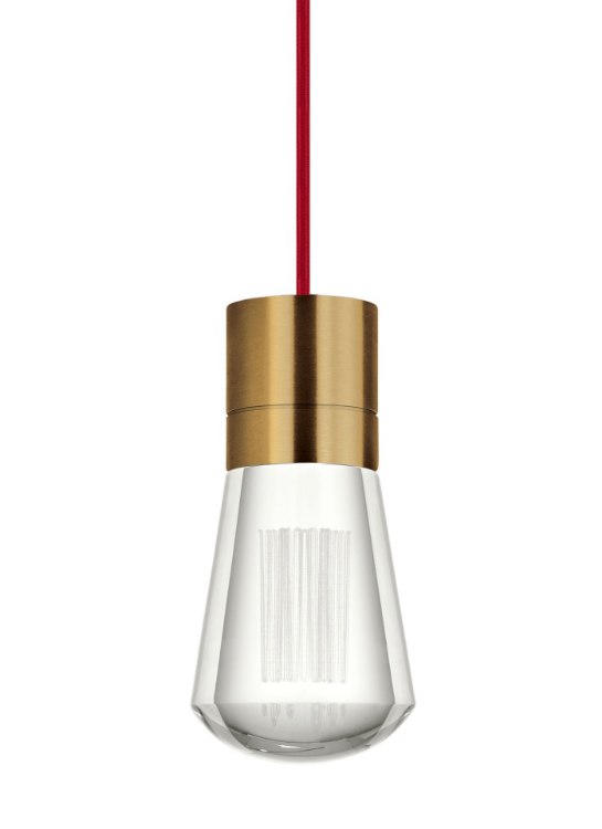 Foto para 9w Alva 22k Aged Brass 90cri TD-Alva Pendant 11 RD AB -LED922
