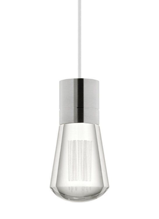 Picture of 9w Alva 22k Satin Nickel 90cri TD-Alva Pendant 7 WH SN -LED922