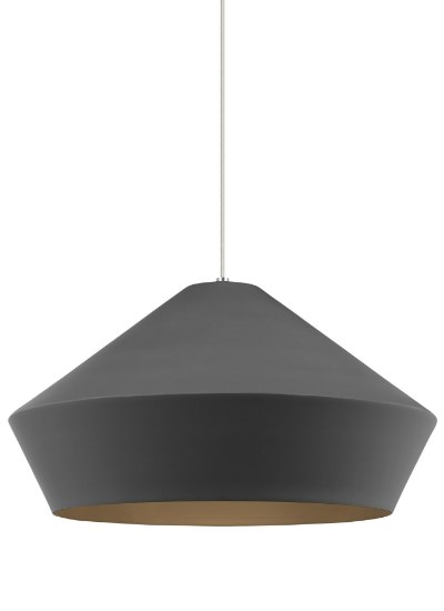 Foto para 20w Brummel 27k Black 90cri TD-Brummel Grande Pendant GY bk-LED927