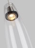 Foto para 11w Coda 30k Satin Nickel 90cri TD-Coda Pendant L Cl Ck SN-LED930