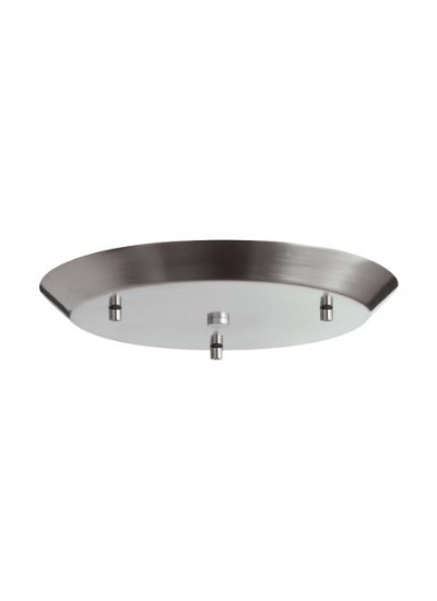 Picture of Line-voltage Satin Nickel TD-Pnd Clust 3 round, sn