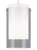Picture of 8w Mini 30k Chrome 80cri MO-Mini Echo Pend smoke, ch LED
