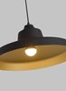 Picture of 75w Zevo Aluminum Black/Gold Medium Base Zevo Pendant BLGD No Lamp