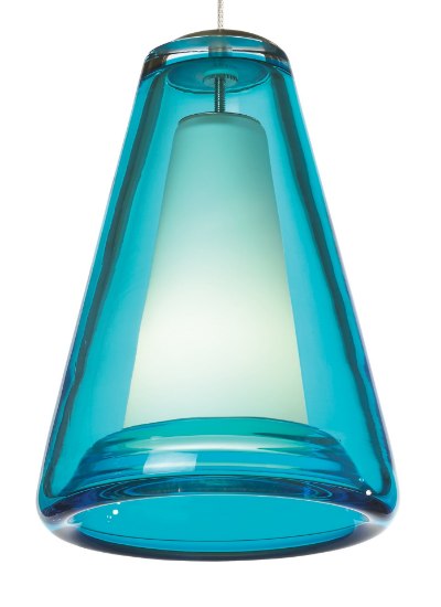 Foto para 35w Billow Chrome MO-Billow Pendant Ocean Blue, ch