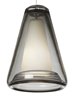 Foto para 35w Billow Chrome MP-Billow Pendant Smoke, ch