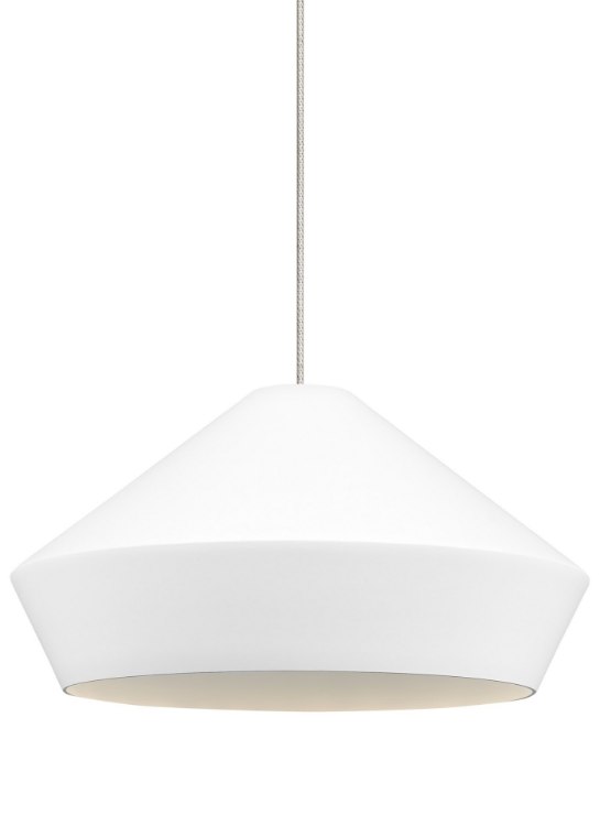 Foto para 8w 500lm Brummel 30k Satin Nickel 80cri MP-Brummel Pendant WHsn-LEDS830