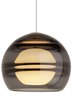 Foto para 35w Sedona Transparent Glass Satin Nickel Bi-Pin GU5.3 MO-Sedona Low-Voltage Pendant SM SN