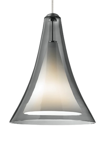 Foto para 8w 500lm Melrose 30k Chrome 80cri MO-Melrose II Pendant SMch-LEDS830