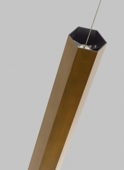 Foto para 8w Blok 30k Aged Brass/Aged Brass 90cri MO2-Blok Pendant L AB/AB-LED930