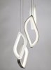 Picture of 6w Folium Satin Nickel MP-Folium Pendant WH, sn, -LED