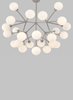 Picture of 64w Mara 27k Satin Nickel 90cri Mara Chandelier WH SN-LED927