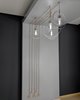 Foto para 9w Alva 30k Satin Nickel 90cri TD-Alva Pendant 11 WH SN -LED930