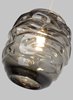 Foto para 35w Audra Glass Shade Satin Nickel TD-Audra Grande Pendant SG sn