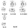 Foto para No-Lamp MR16 GU5.3 Aiming Bracket Unfinished Cast Brass Underwater Light
