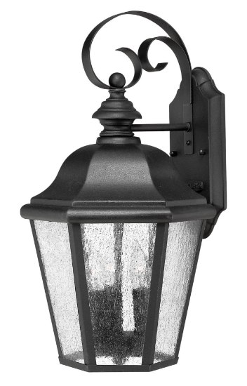 Picture of 5w Outdoor Edgewater CAND. LED Clear Seedy Black Mini Wall Mount