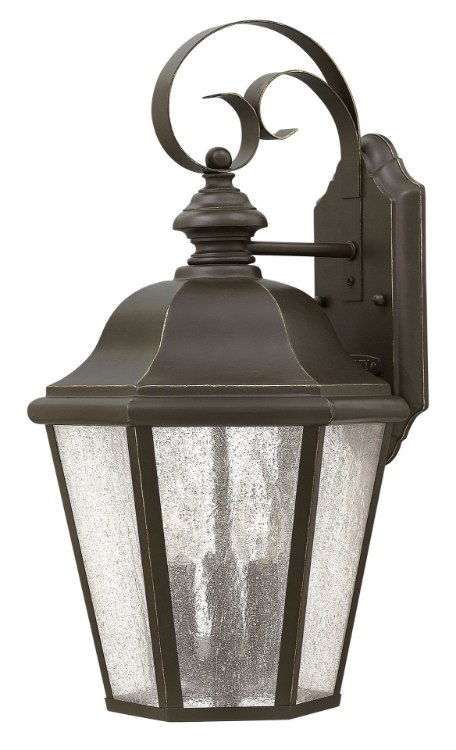 Picture of 5w Outdoor Edgewater CAND. LED Clear Seedy Oil Rubbed Bronze Mini Wall Mount