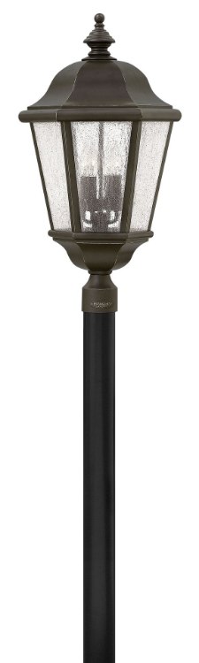 Picture of 5w Outdoor Edgewater CAND. LED Clear Seedy Oil Rubbed Bronze Extra Large Post Mount