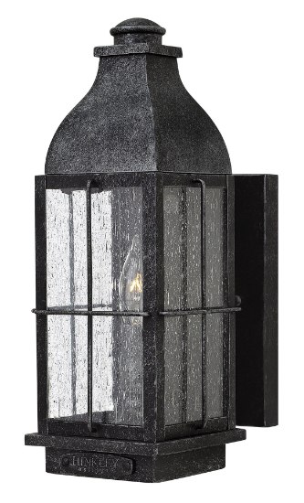 Picture of 5w Outdoor Bingham CAND. LED Clear Seedy Greystone Small Wall Mount