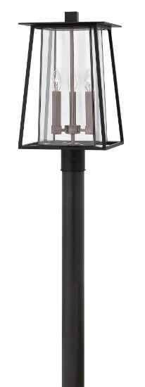 Picture of 60w Outdoor Walker CAND Bound Clear Black Post Top/ Pier Mount