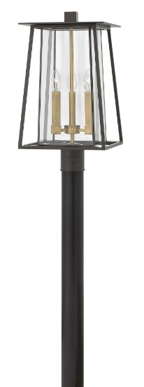 Picture of 5w Outdoor Walker CAND. LED Bound Clear Buckeye Bronze Post Top/ Pier Mount