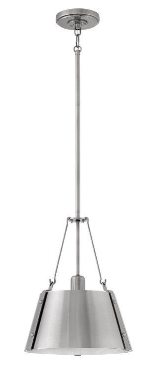 Foto para 100w Pendant Cartwright MED Polished Antique Nickel