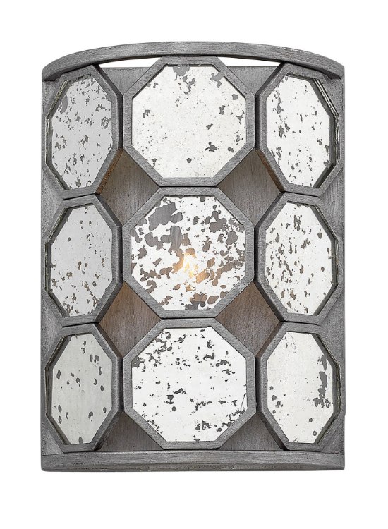 Picture of 60w Sconce Lara CAND Antique Mirror Brushed Silver