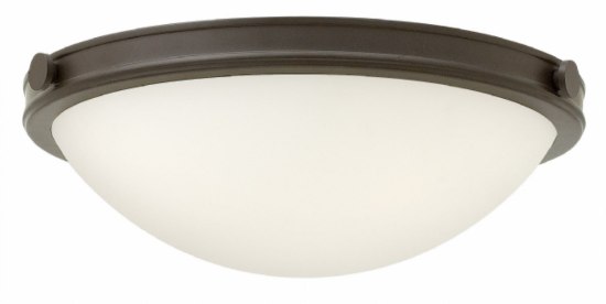 Foto para 16w Foyer Maxwell LED Etched Opal Oil Rubbed Bronze Flush Mount