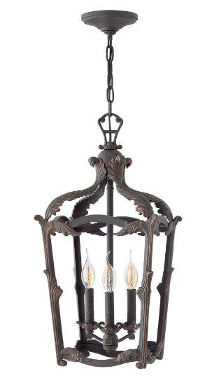 Picture of 60w Foyer Sorrento CAND Aged Iron Single Tier Foyer