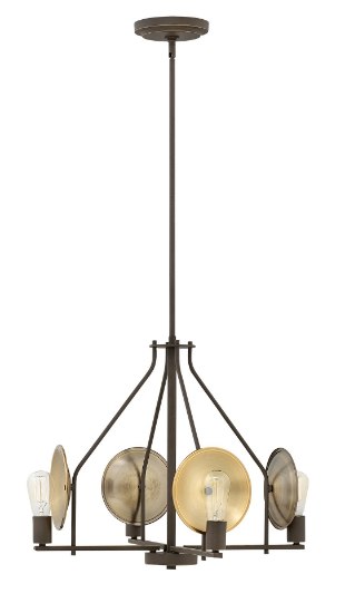 Picture of 100w Chandelier Boyer MED Oil Rubbed Bronze Single Tier