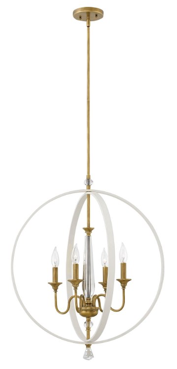 Picture of 60w Chandelier Waverly CAND Warm White Stem Hung Single Tier