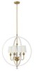 Foto para 60w Chandelier Waverly CAND Warm White Stem Hung Single Tier