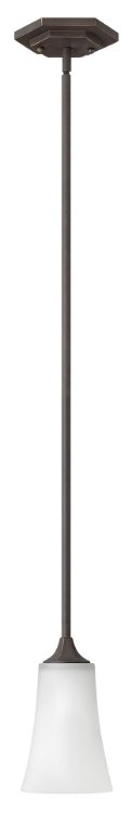 Foto para 100w Pendant Brantley MED Etched White Oil Rubbed Bronze