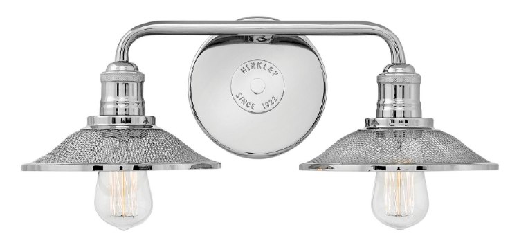 Picture of 100w Bath Rigby MED Polished Nickel Bath Two Light