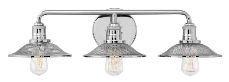 Picture of 100w Bath Rigby MED Polished Nickel Bath Three Light