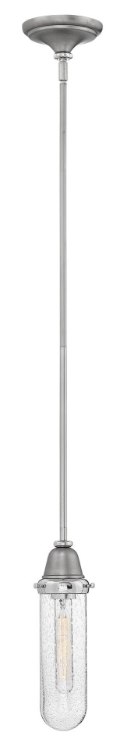 Foto para 100w Pendant Academy MED Clear Seedy English Nickel