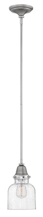 Picture of 100w Pendant Academy MED Clear Seedy English Nickel