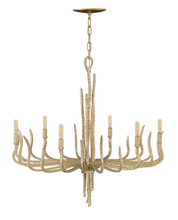 Picture of 60w Chandelier Spyre CAND Champagne Gold Single Tier