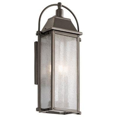 Mostrar detalles para 180w (3 x 60w) 23" Harbor Row 3-Light Cand Olde Bronze Clear Seeded Gl Outdoor Wall Lantern Imagen de 180w (3 x 60w) 23" Harbor Row 3-Light Cand Olde Bronze Clear Seeded Gl Outdoor Wall Lantern
